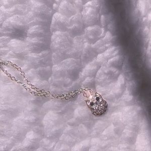 dainty owl necklace